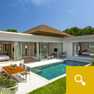 Trichada Villa across the pool