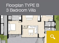 Trichada Type B 2 bedroom Villa floor plan